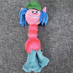 Build-A-Bear DreamWorks Trolls Cooper Pink Blue Plush Stuffed Toy 14"